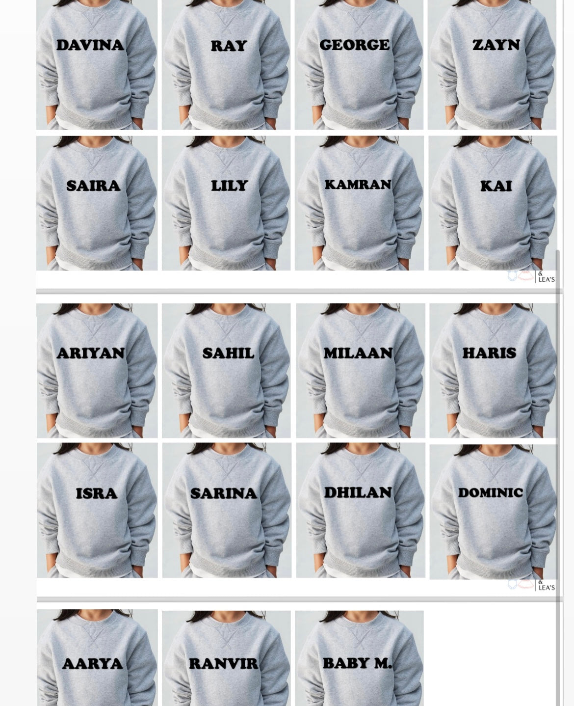 Personalized Crew Neck